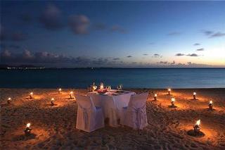 Candles on the Beach in the Caribbean at Cap Juluca