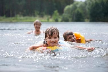 The Swimming Beach at Red Top Mountain State Park