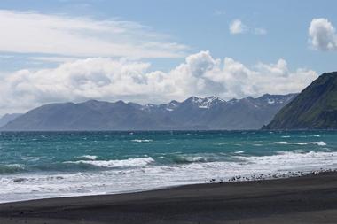 Black Sand Beach, Alaska