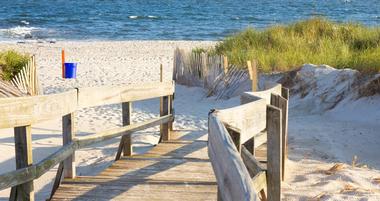 Fire Island beach, NY