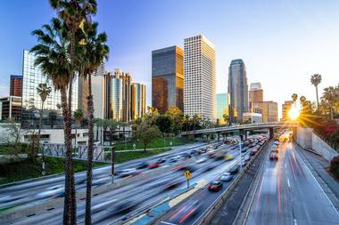 See famous landmarks in Los Angeles