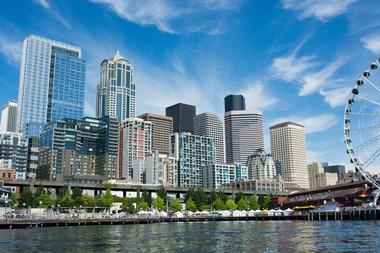 Take a boat tour around Seattle