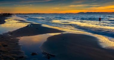 Wreck Beach in Vancouver, BC