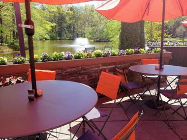 Enjoy organic foods at the Pond House Cafe