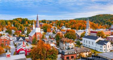 Montpelier, Vermont, USA town Skyline