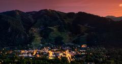 Aspen at night