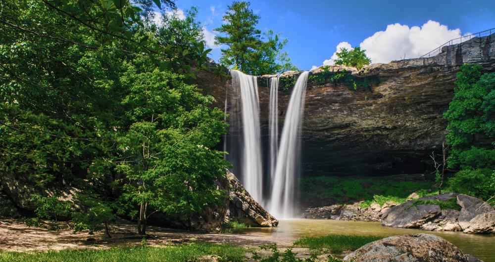 Noccalula Falls Park in Gadsden, Alabama