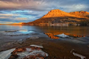 Spend an afternoon fishing at the Flatiron Reservoir