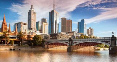 City view from the river