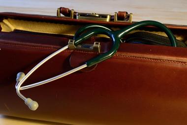 Huge Doctor's Bag with Stethoscope