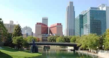 City skyscrapers