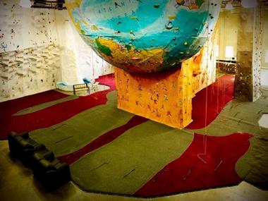 Get a workout at Ape Index Rock Climbing Gym