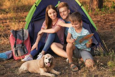 Camp at Fremont Campground, Santa Barbara