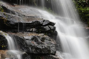 Hike the moderate 2-mile lop to Dunn Falls