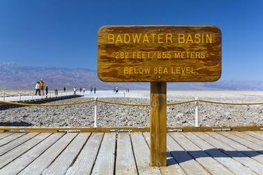 Lowest Elevation Point in the United States