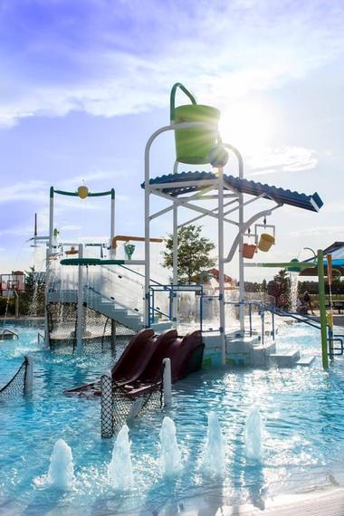 Have fun in the wave generator in Brighton Oasis Family Aquatic Park