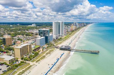 South Carolina beach with most attractions: Myrtle Beach