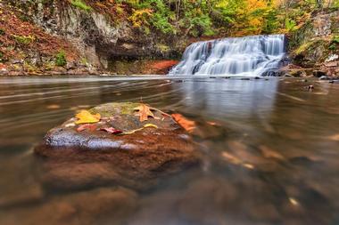 Romantic Wadsworth Falls State Park