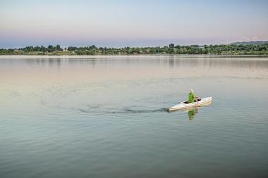 Go camping at the Pinewood Reservoir