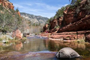 Slide Rock State Park in Oak Creek Canyon