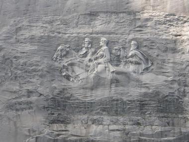 Check out the carvings on Stone Mountain