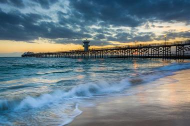 Go for a stroll on the Seal Beach Pier