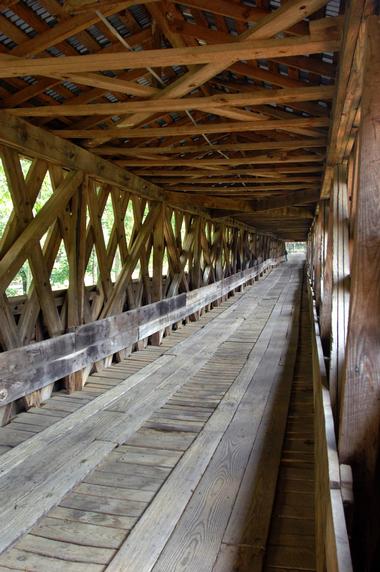 See the Clarkson Covered Bridge