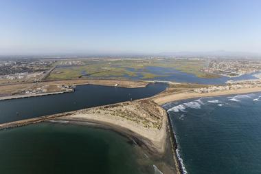 Enjoy birdwatching at the Seal Beach National Wildlife Refuge