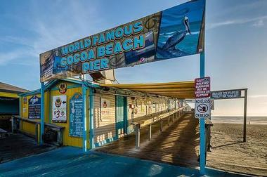 Go fishing at the famous Cocoa Beach Pier