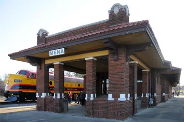 Learn about local history at the Mena Kansas City Southern Depot