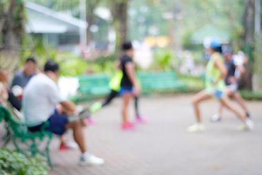 Take the kids to the playground at May Day Park