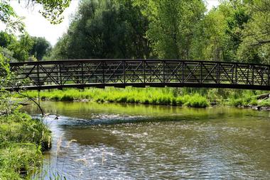 Follow the Bear Creek Greenbelt